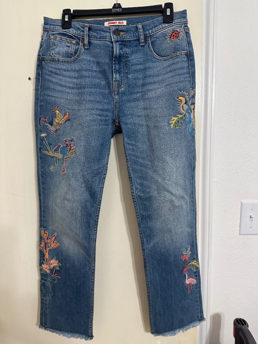 Johnny Was Embroidered Jeans